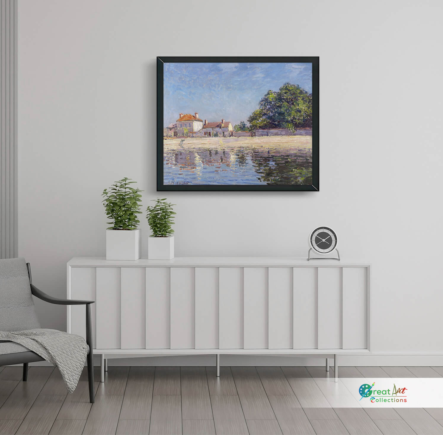 Alfred Sisley art canvas print