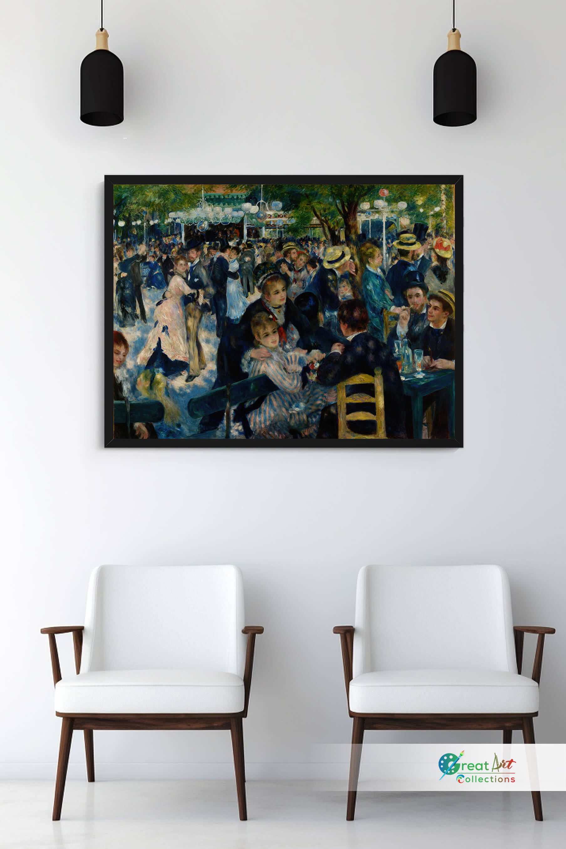 Dance at Le Moulin de la Galette art