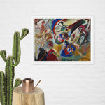 Fragment 2 for Composition VII Art By Wassily Kandinsky Framed canvas