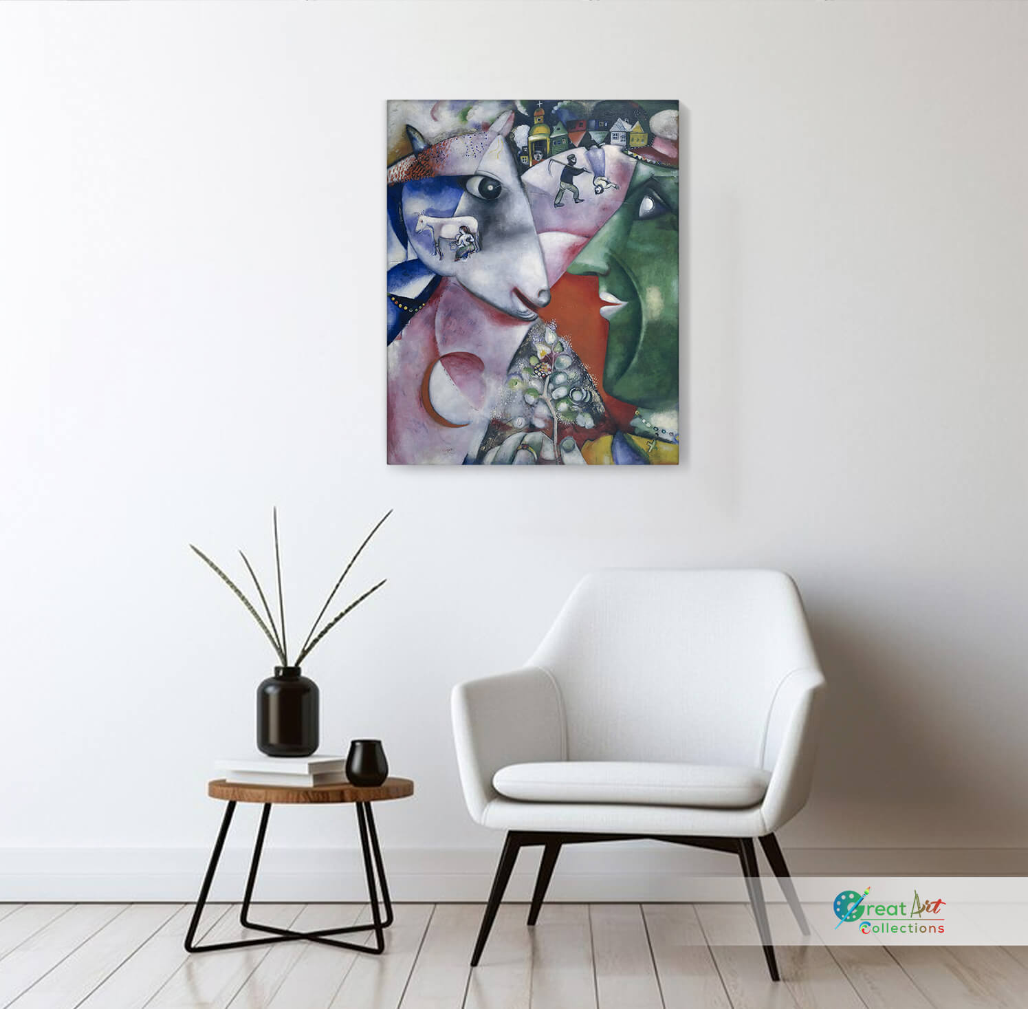I and the Village by Chagall canvas art