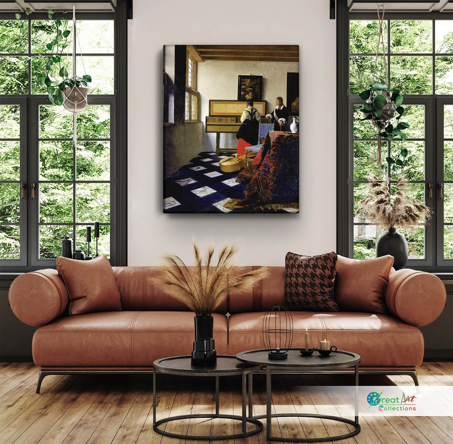 The music lesson print