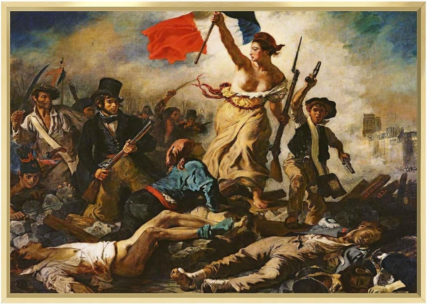 Liberty Leading the People by Eugene Delacroix