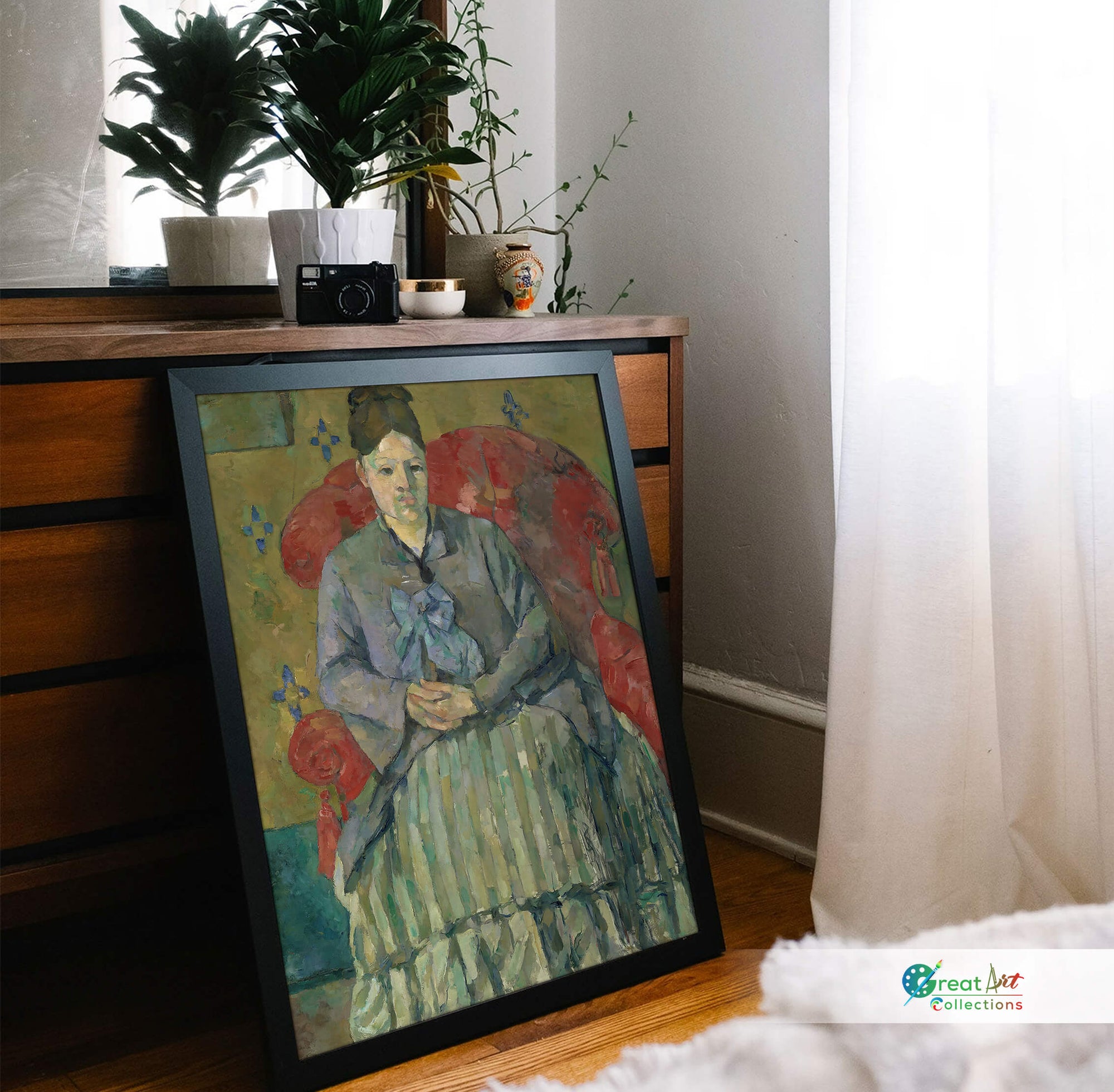 Madame cezanne painting