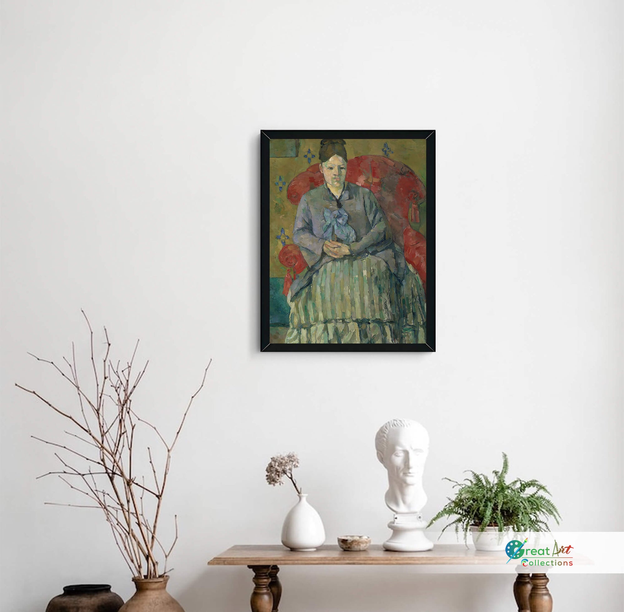 Madame cezanne famous portrait