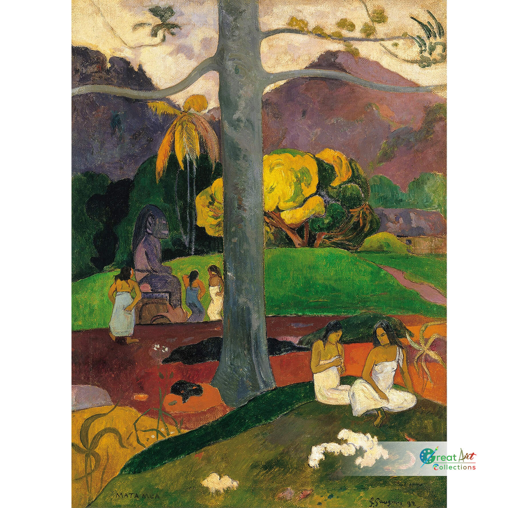 Paul Gauguin Framed Canvas