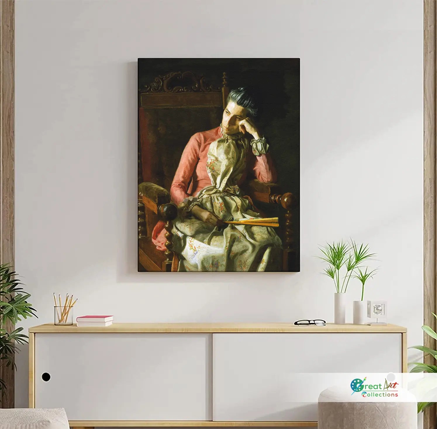 Miss Amelia Van Buren Painting