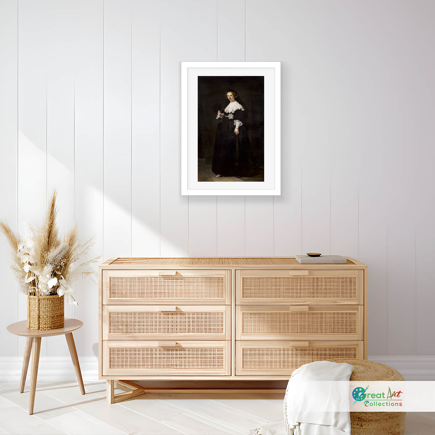 Oopjen Coppit by Rembrandt framed art print