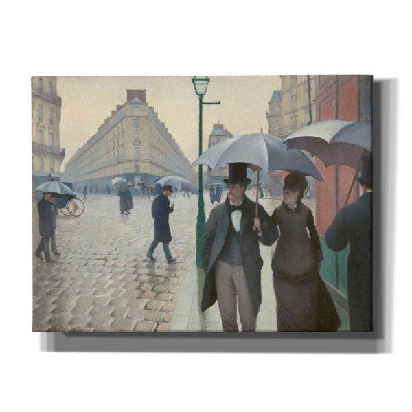 Paris Street In Rainy Weather Art by Gustave Caillebotte