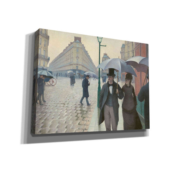 Paris Street In Rainy Weather Art by Gustave Caillebotte