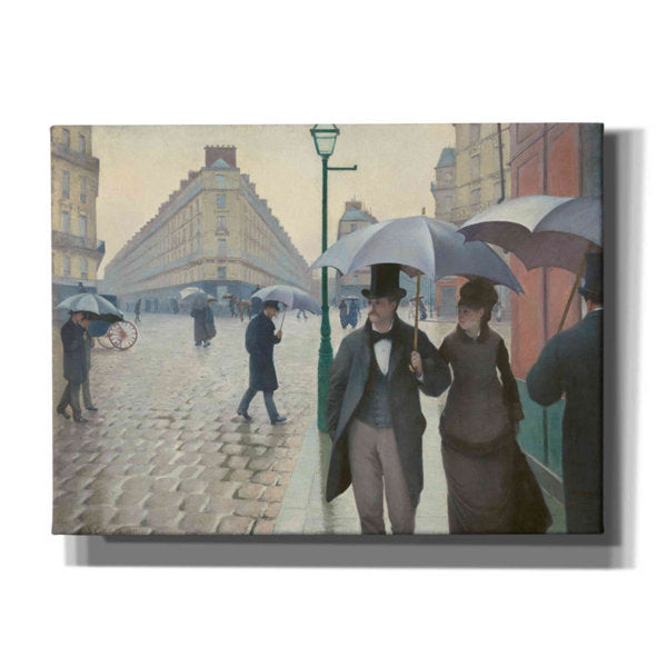 Paris Street In Rainy Weather Art by Gustave Caillebotte