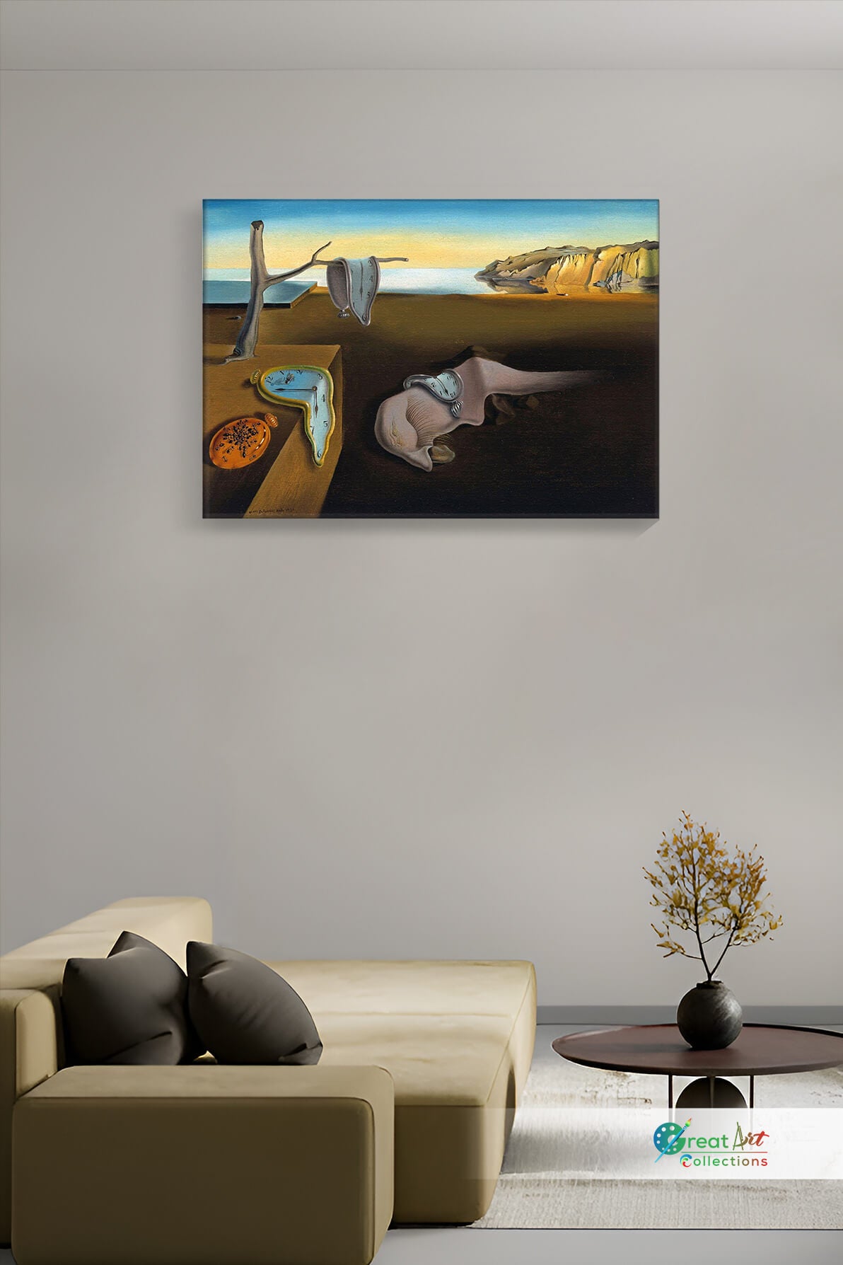 Persistence of Memory by Salvador Dali, canvas Print