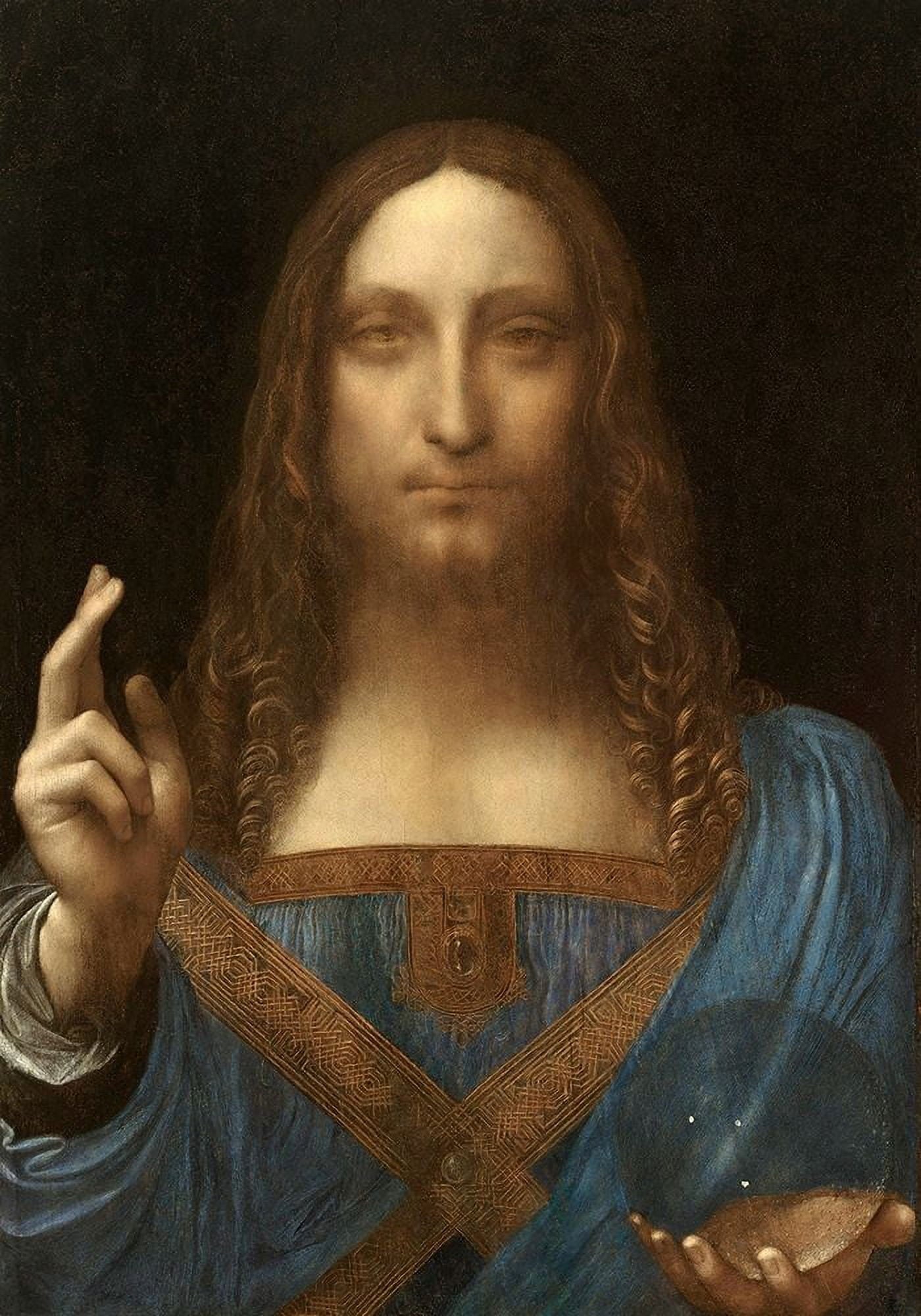 Salvator Mundi Art by Leonardo Da Vinci canvas print