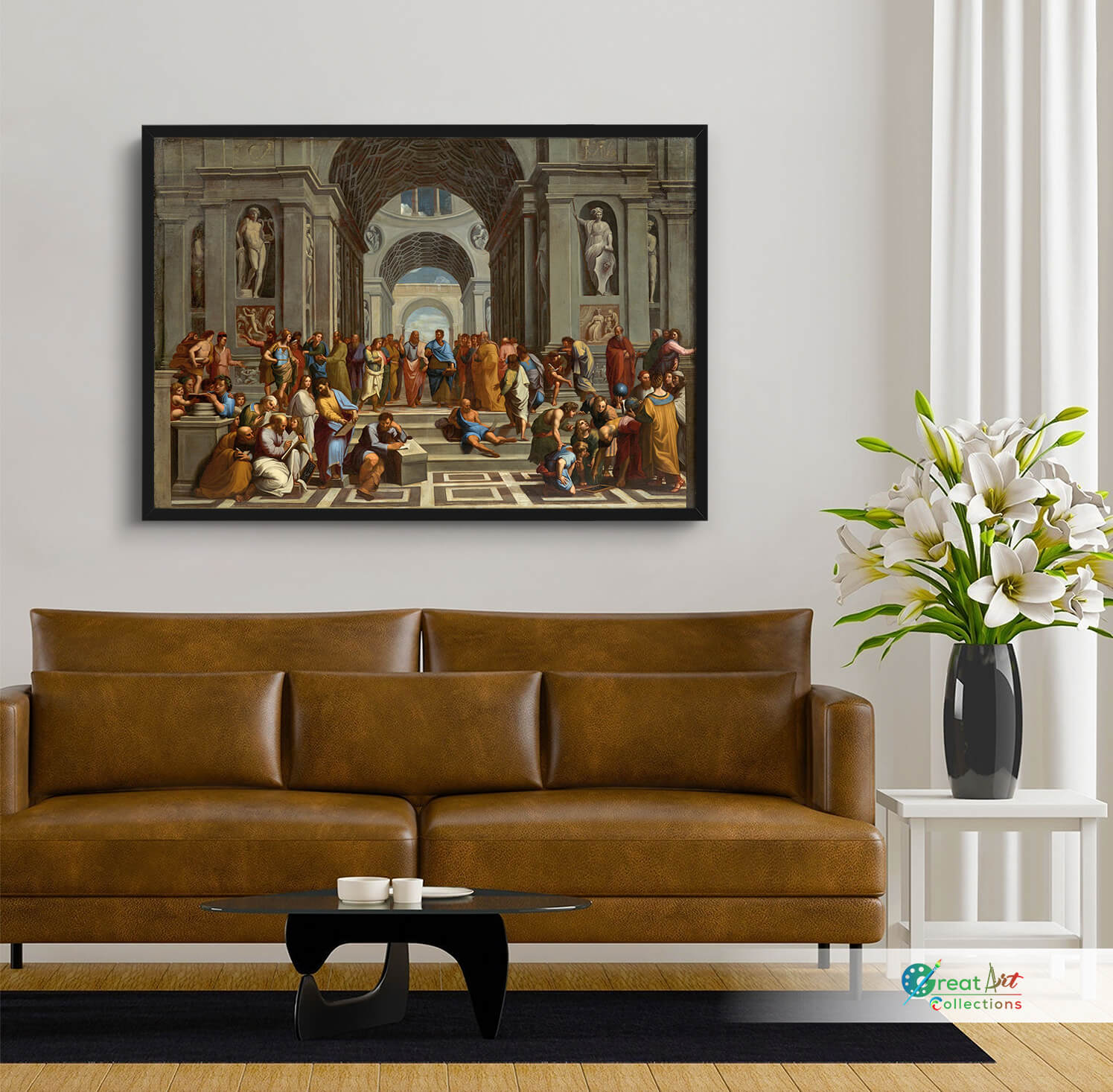 School of Athens framed art