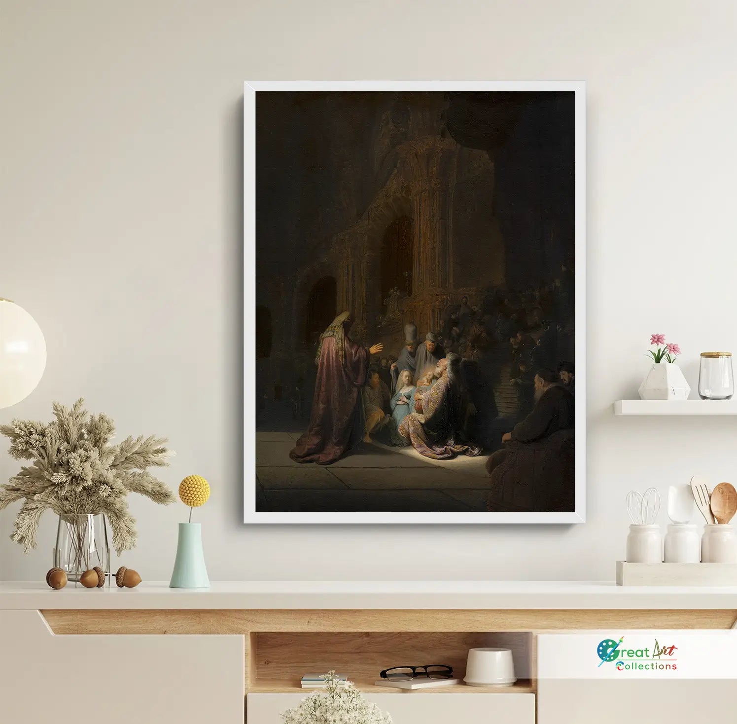 Simeon’s Song of Praise Rembrandt