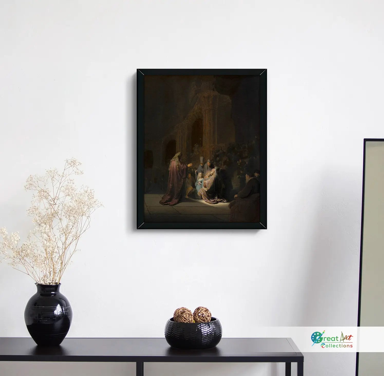 Simeon’s Song of Praise art by Rembrandt