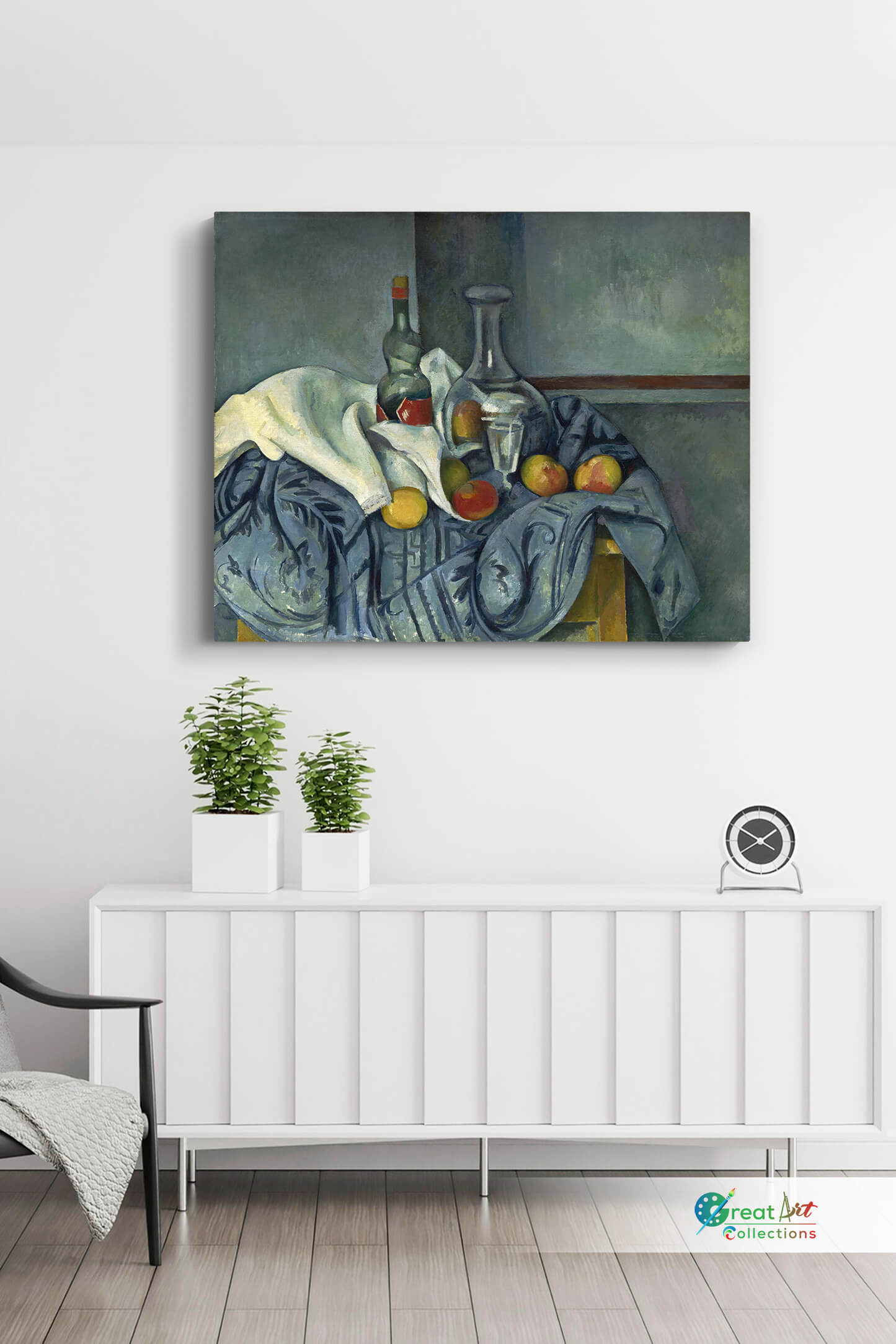 Still Life with The Peppermint Bottle canvas print