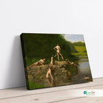 Swimming Painting By Thomas