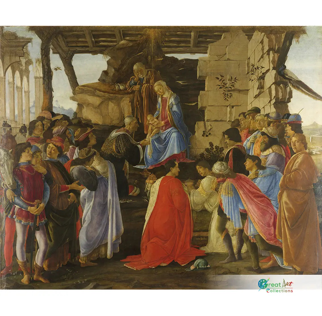 The Adoration of the Magi painting by Sandro Botticelli