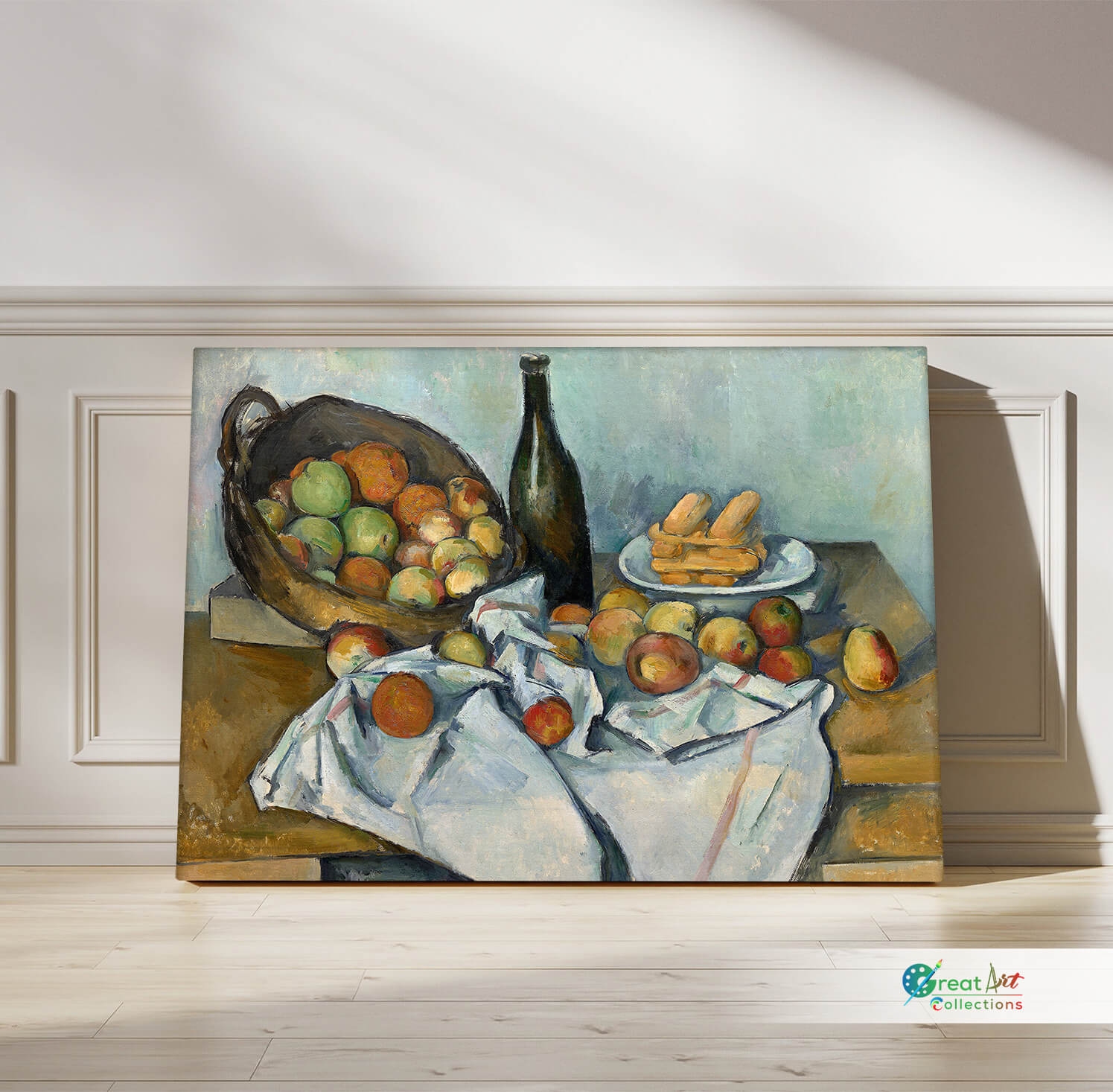 The basket of apples painting download