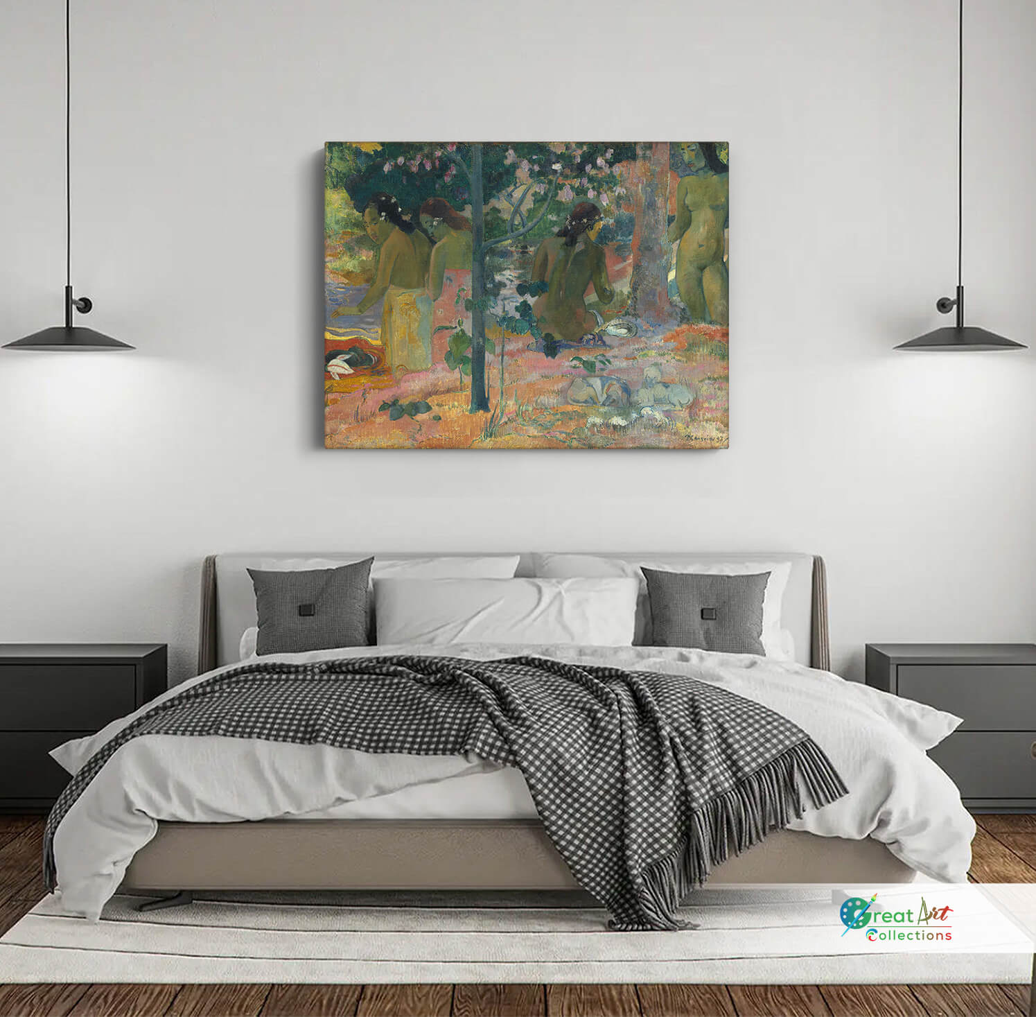 the bathers stretch canvas