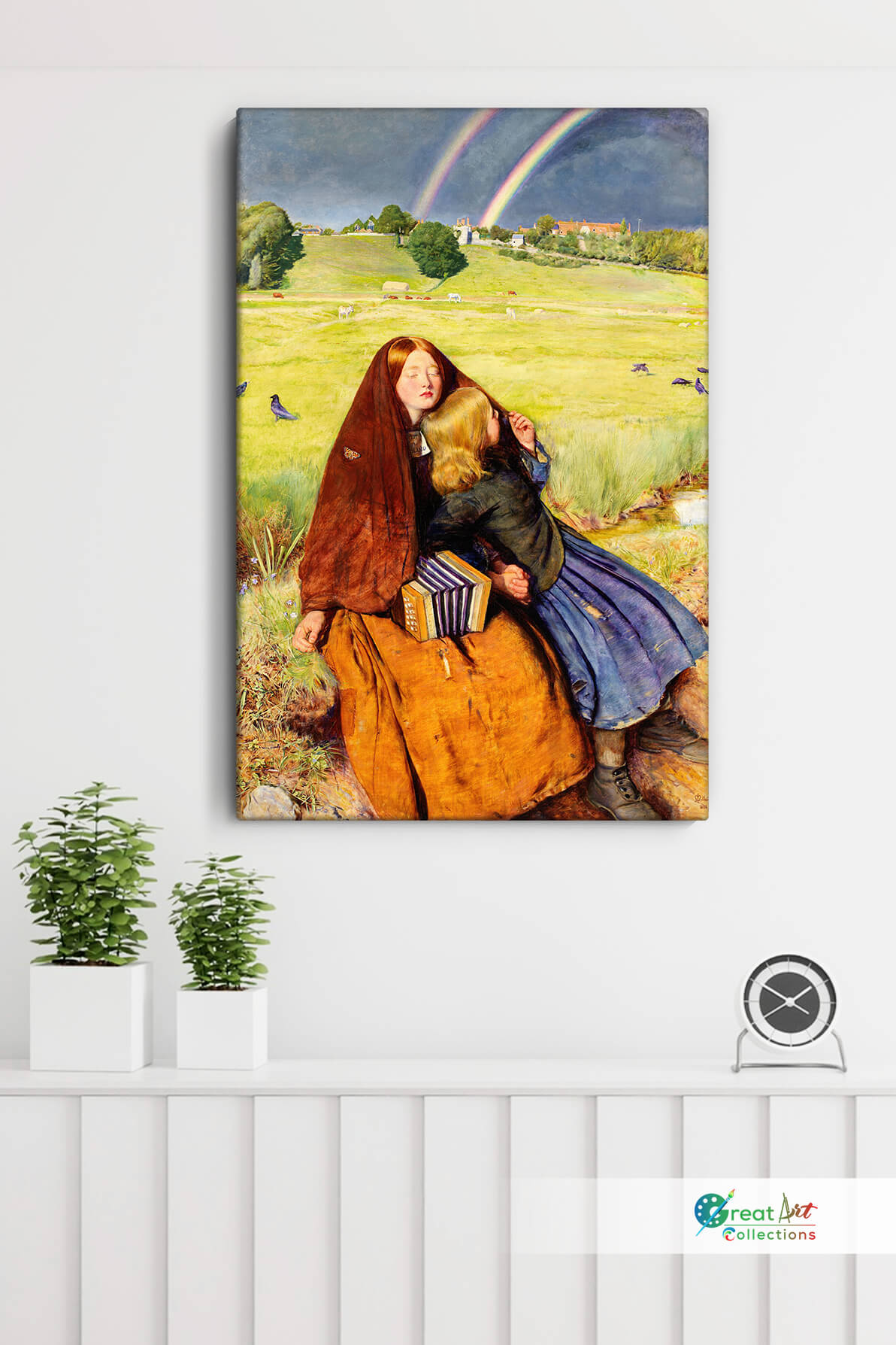 The bind girl painting