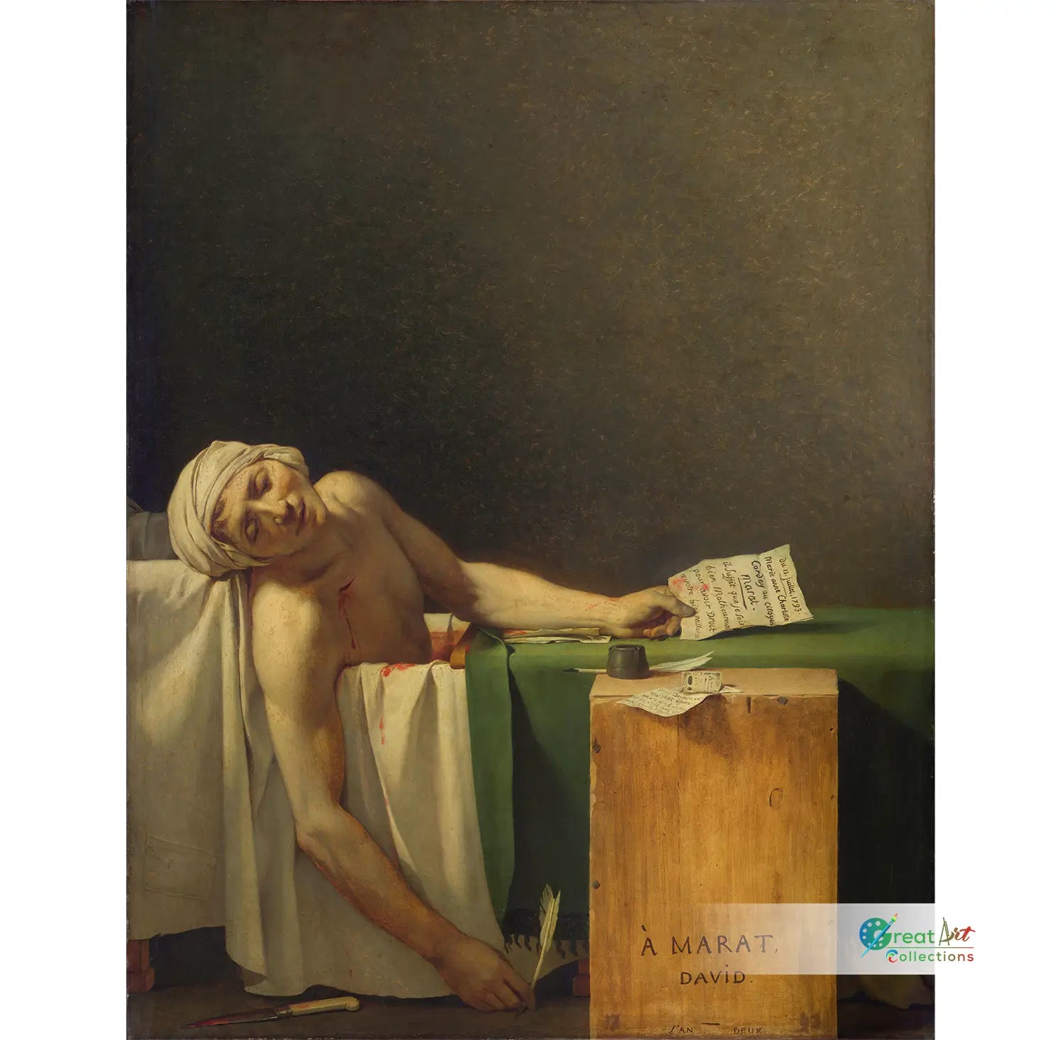 Death of Marat art