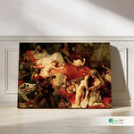The Death of Sardanapalus painting by Eugène Delacroix artwork