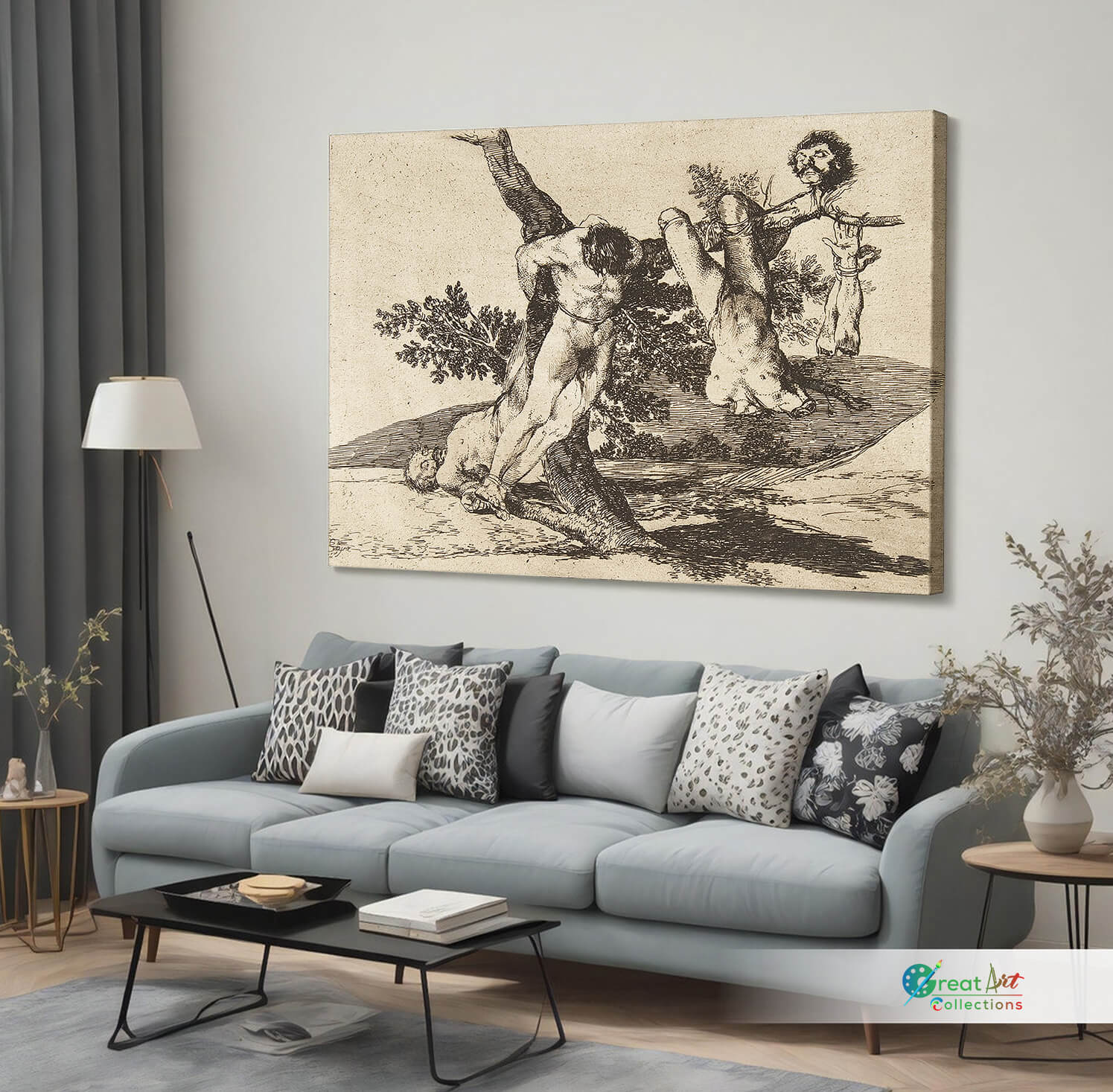 the Disasters of War Canvas painting