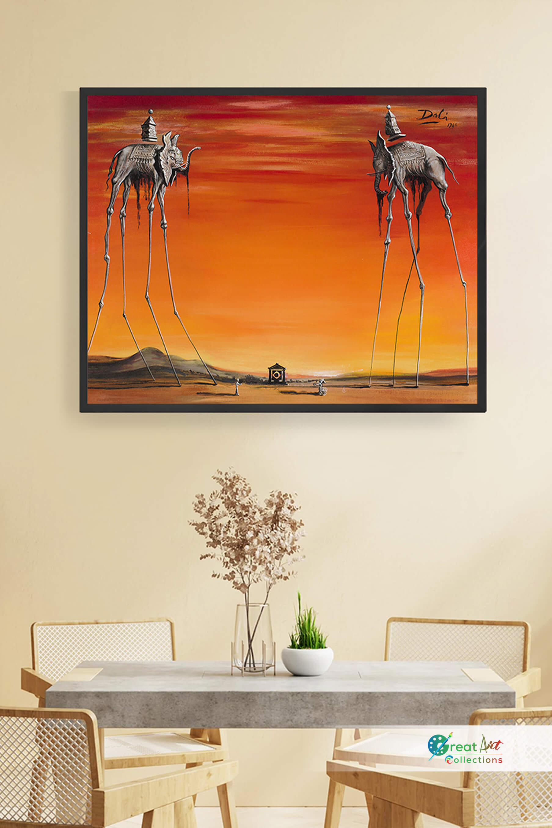 Dali's the Elephants art