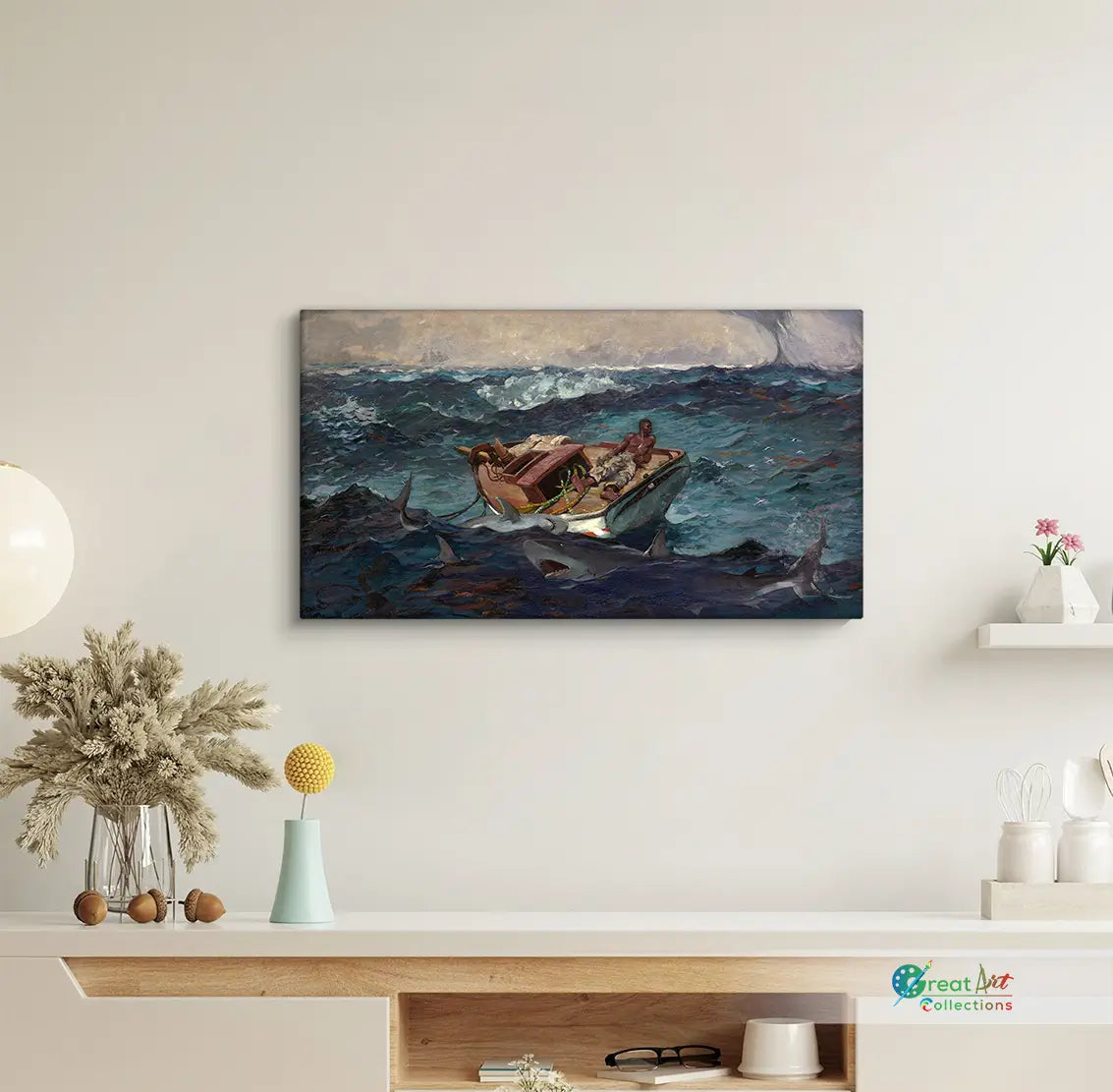 The Gulf Stream Winslow Homer artwork