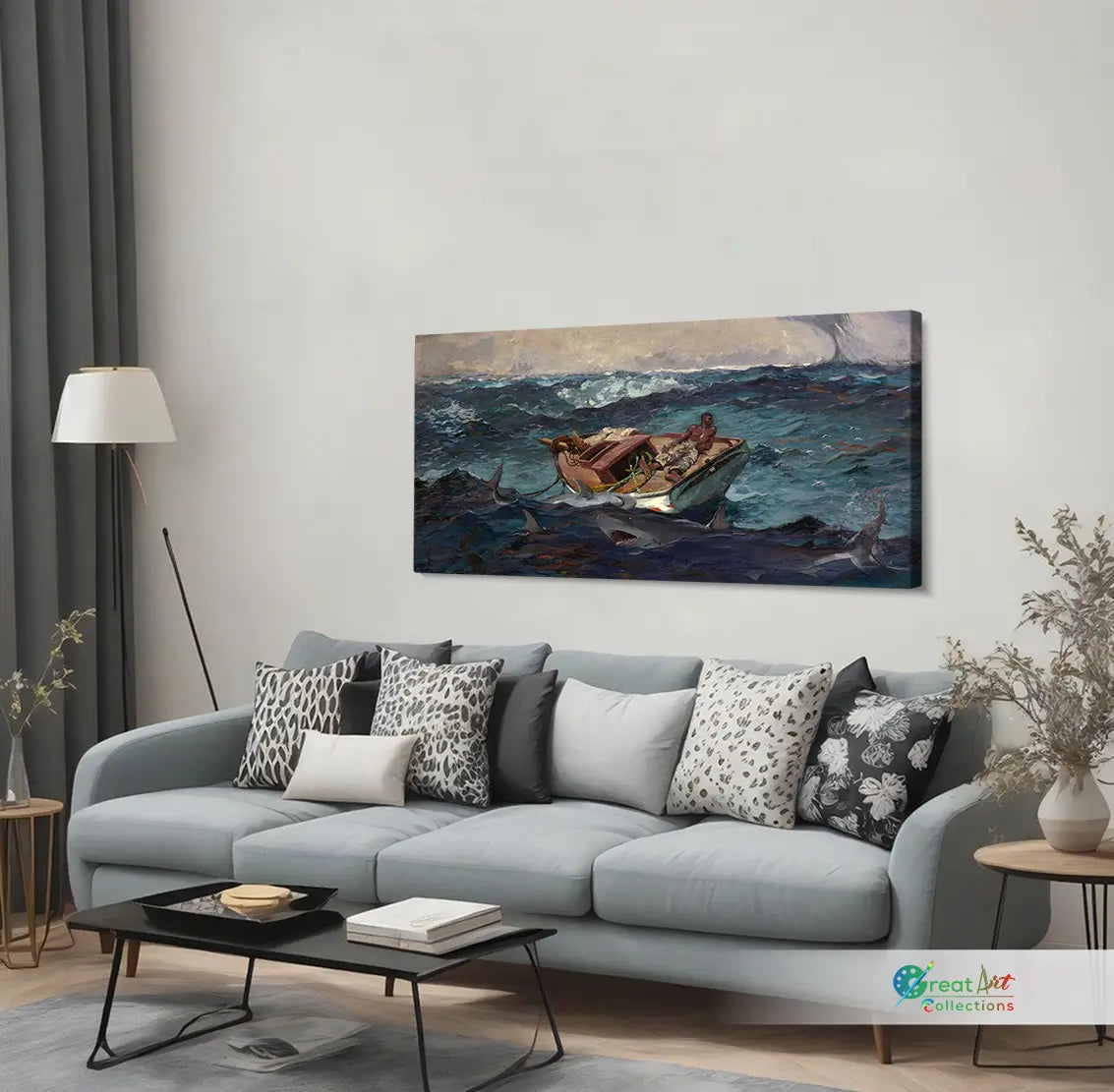 The Gulf Stream paint By Winslow Homer