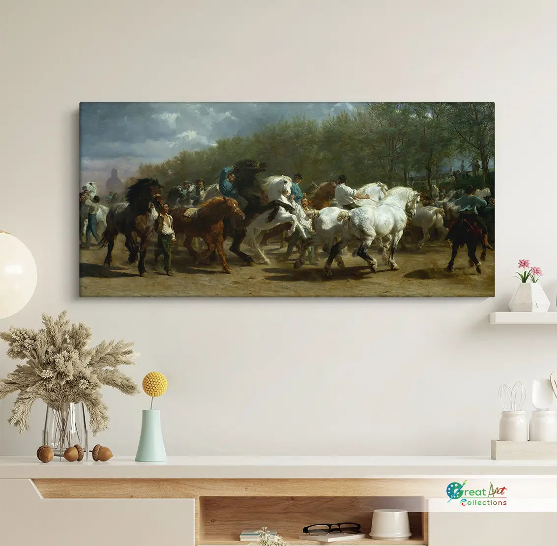 The Horse Fair painting By Rosa Bonheur