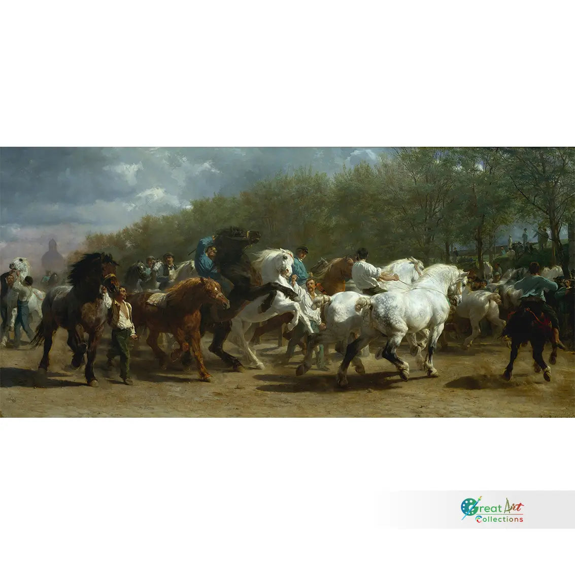 The Horse Fair painting By Rosa Bonheur