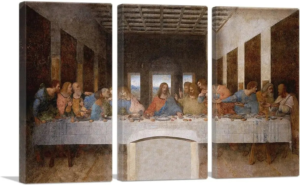 The Last Supper Framed Painting