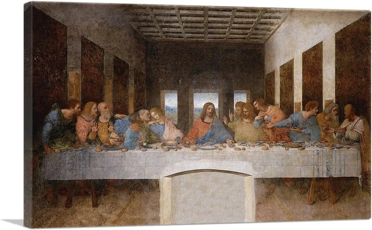 The Last Supper Framed Painting