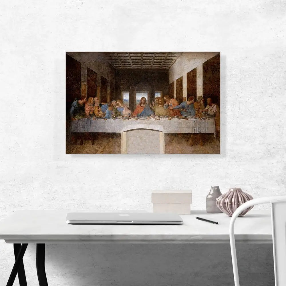 The Last Supper Framed Painting