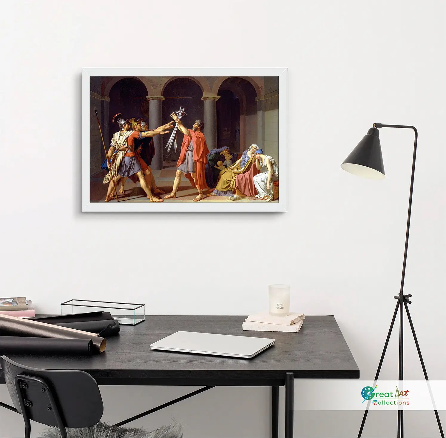 Oath of the Horatii painting by Jacques-Louis David