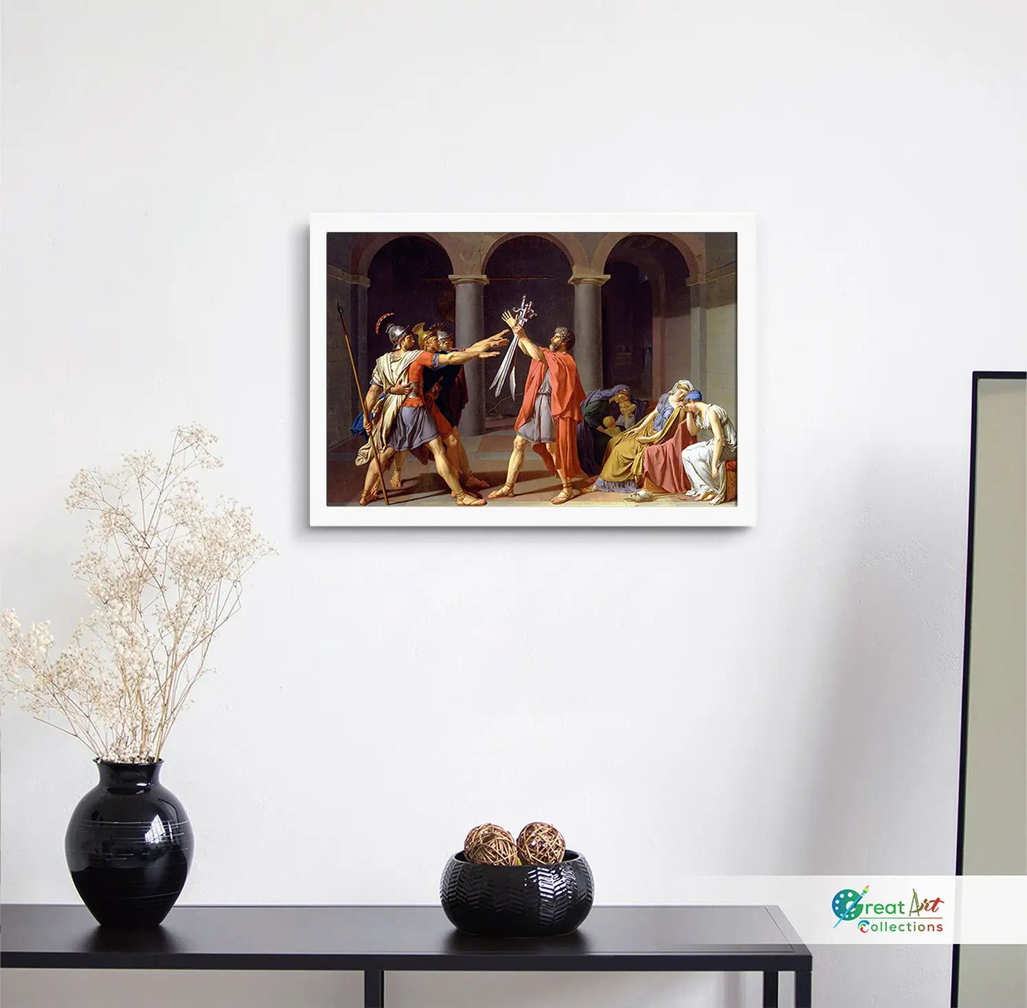 Oath of the Horatii painting by Jacques-Louis David