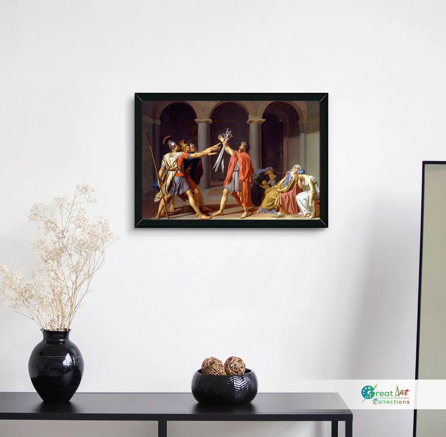 Oath of the Horatii painting by Jacques-Louis David