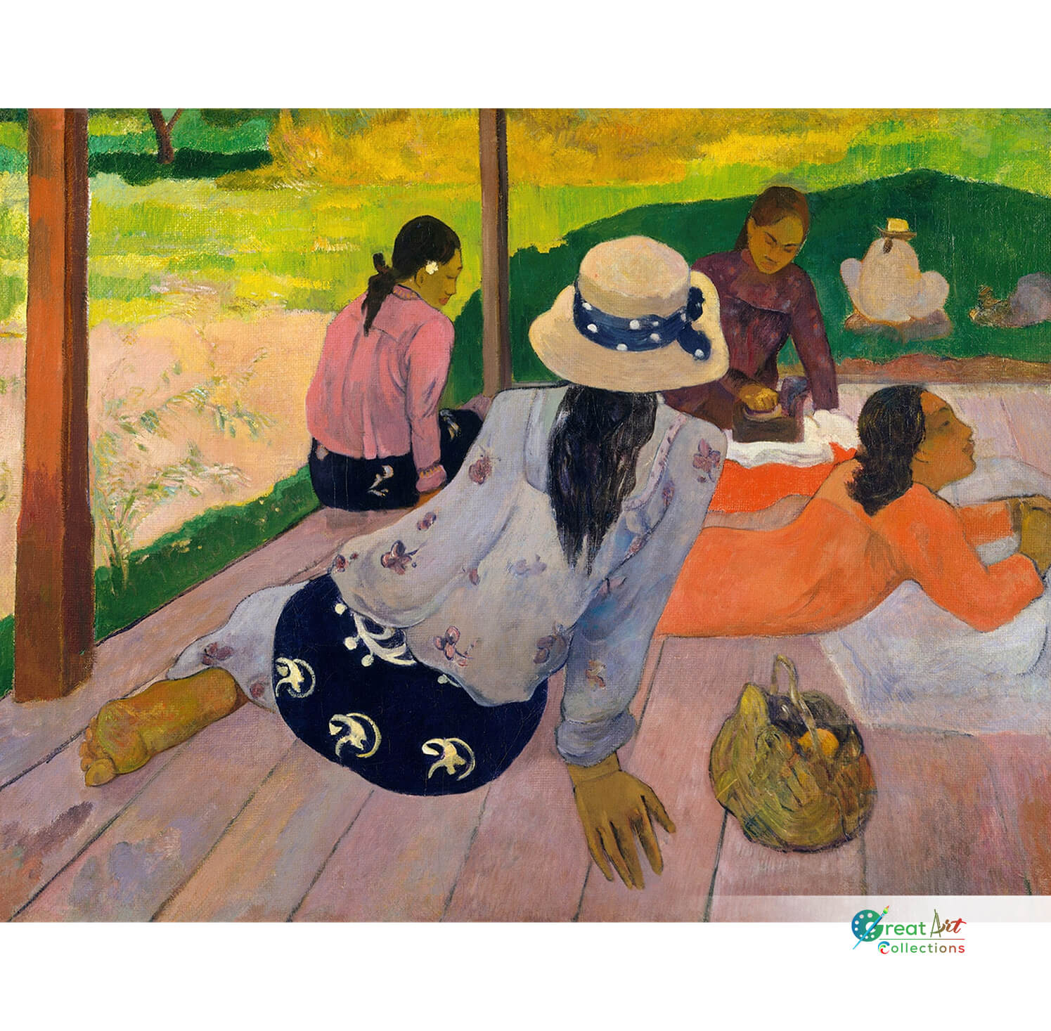 The siesta painting image