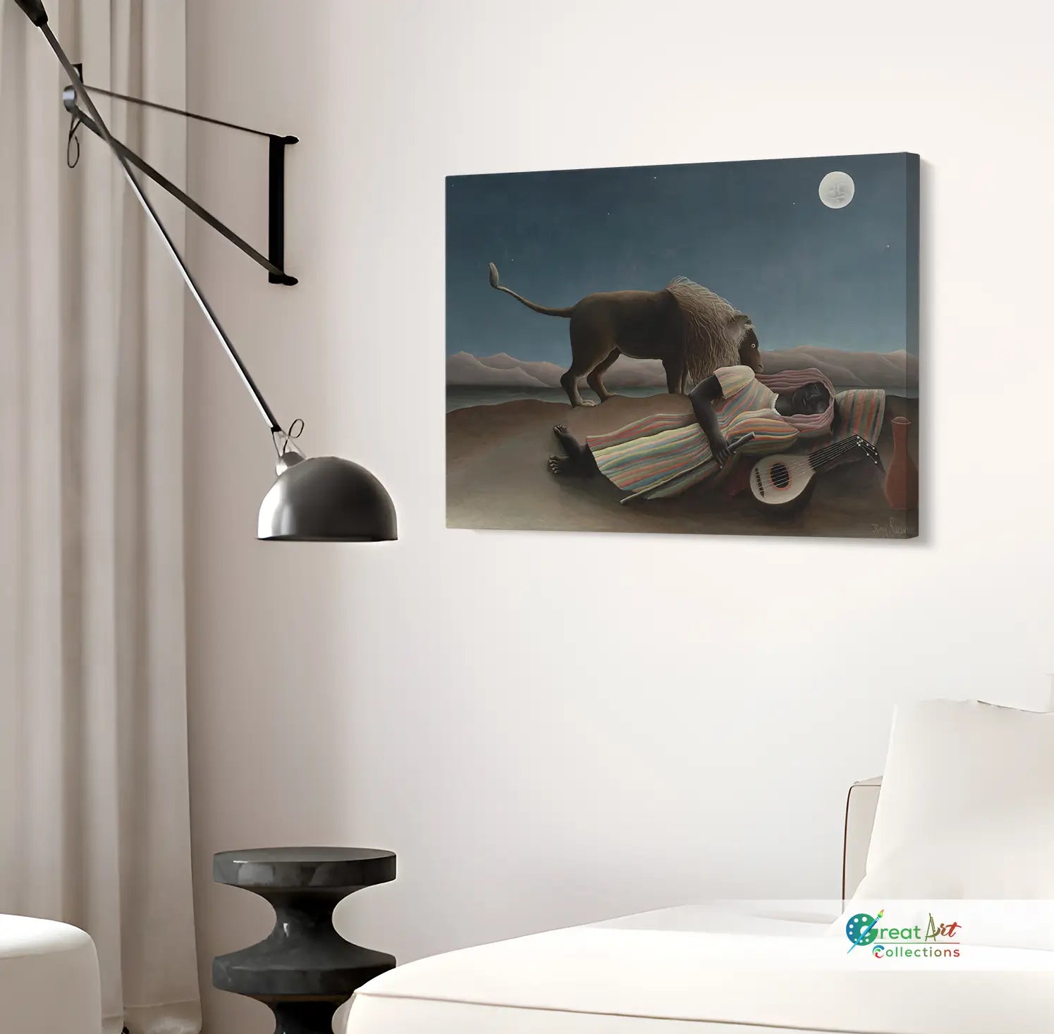 sleeping gypsy henri rousseau painting