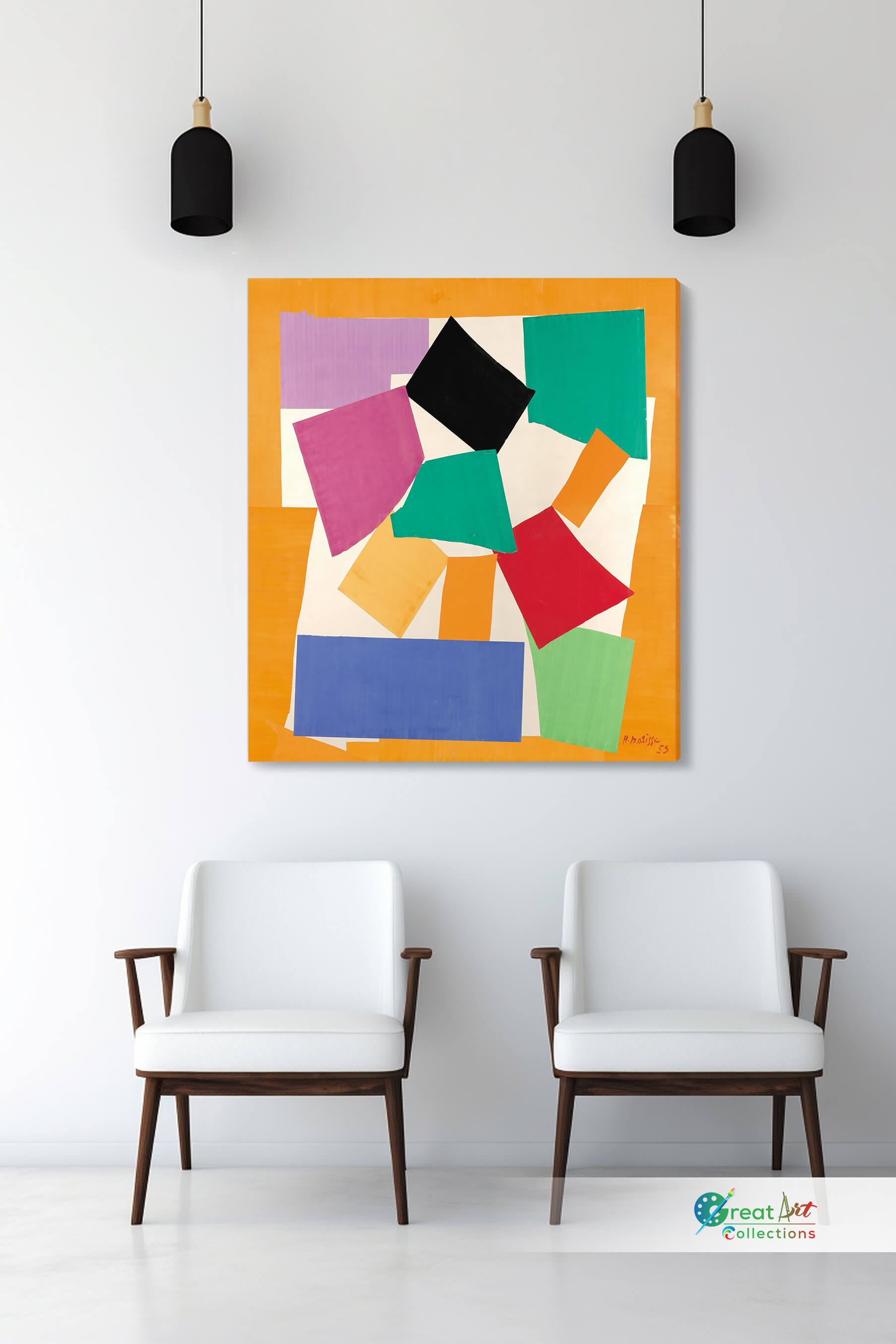The snail canvas print