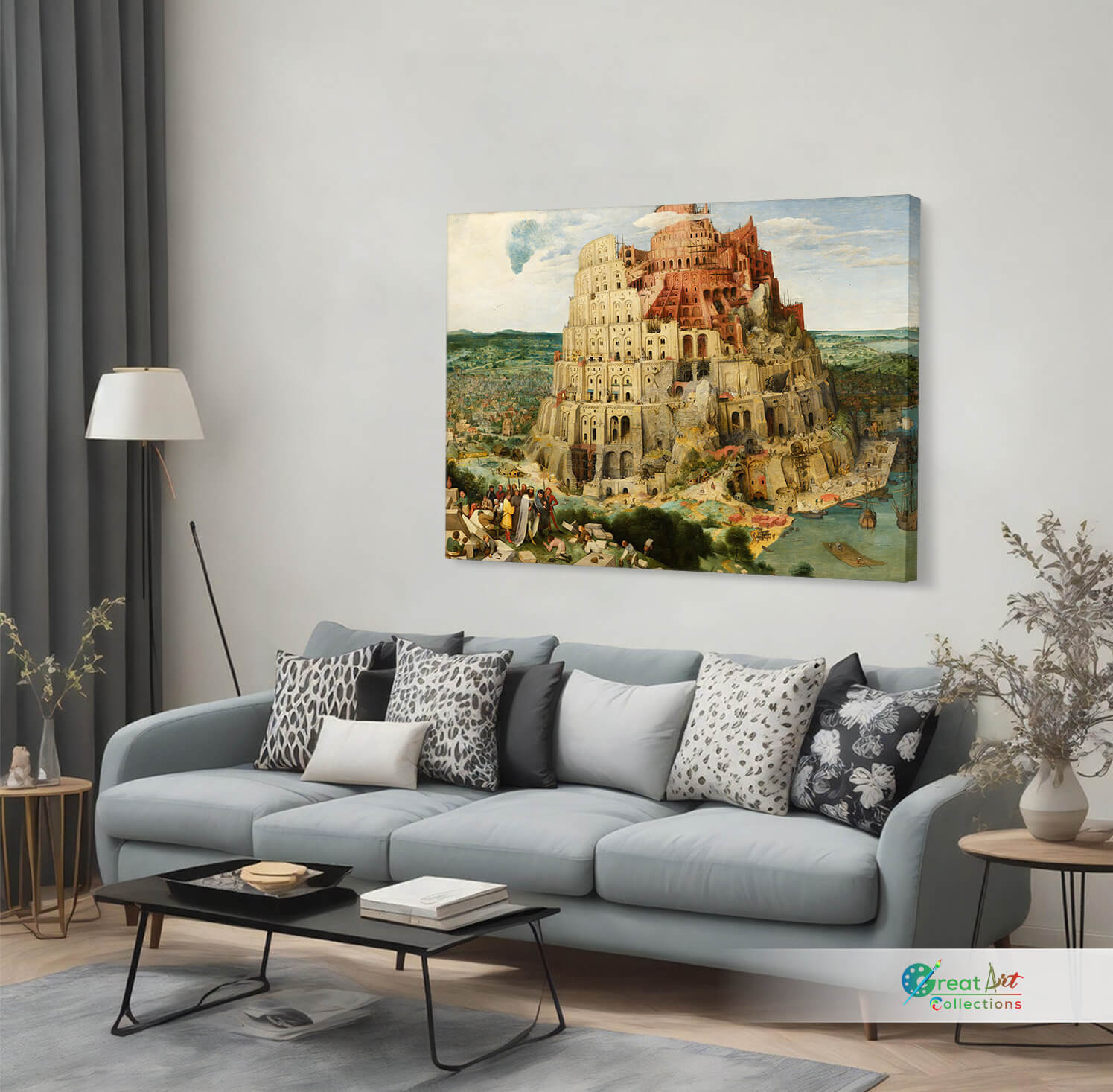 tower of babel canvas art