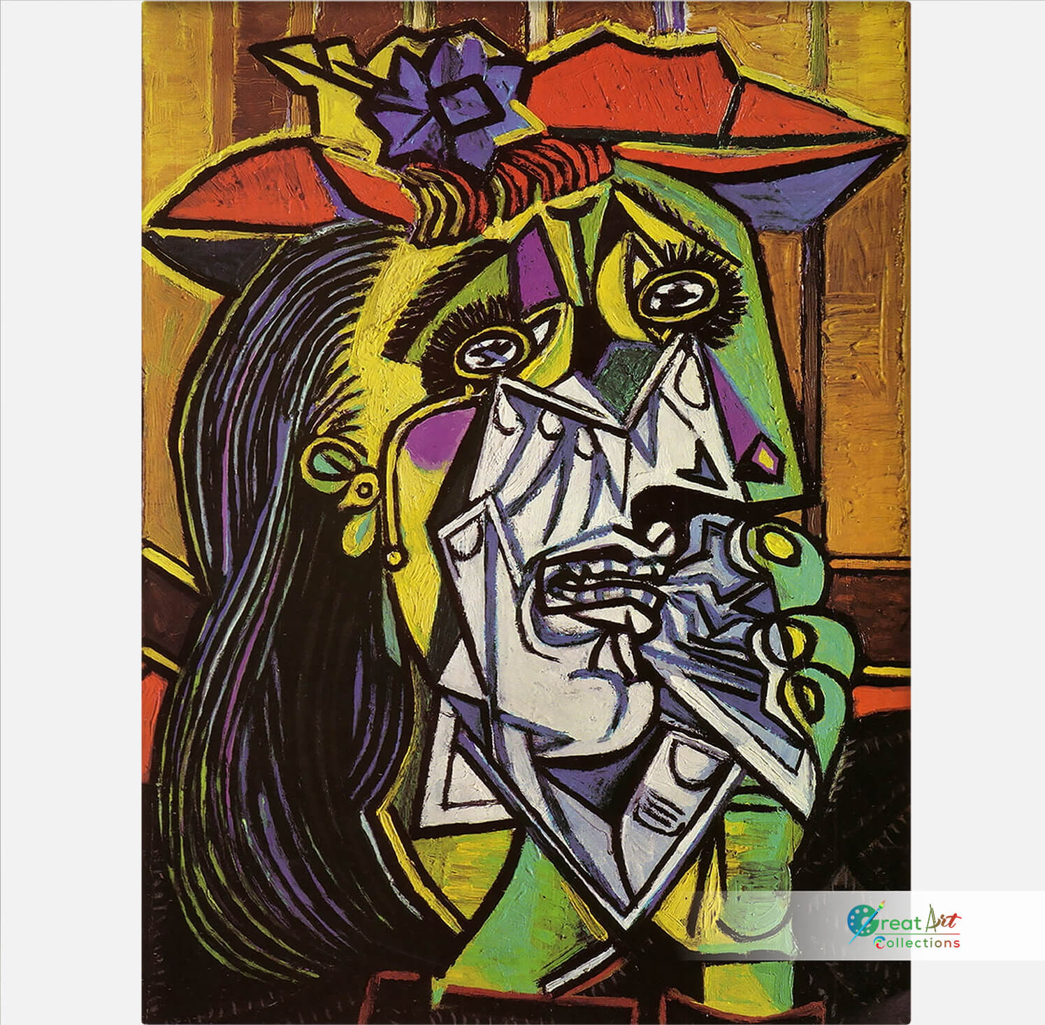 The Woman Weeping canvas art