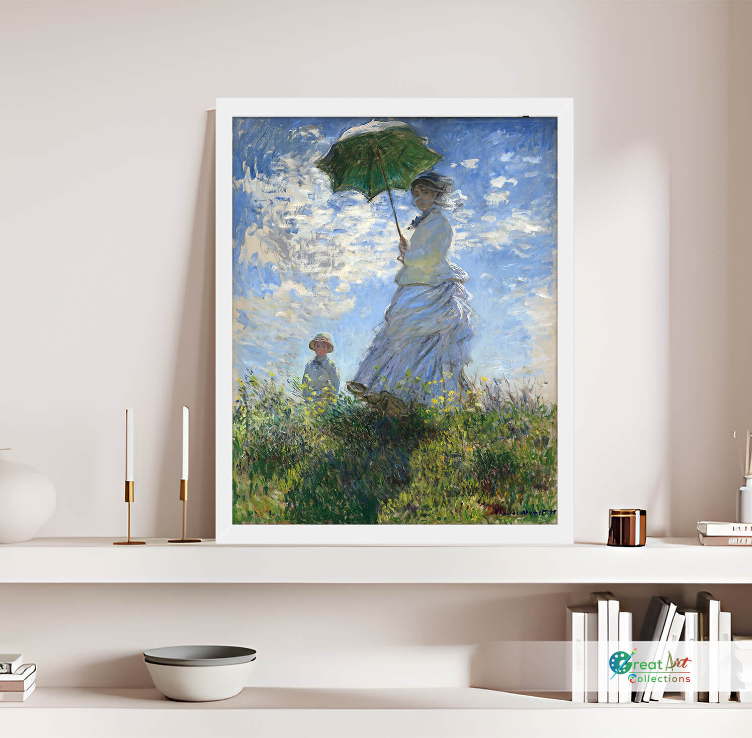 Woman with a Parasol art