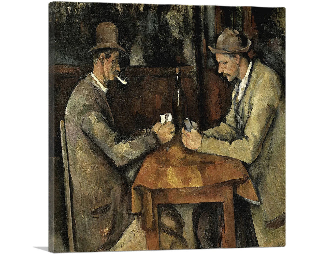 The Card Players Art by Paul Cézanne
