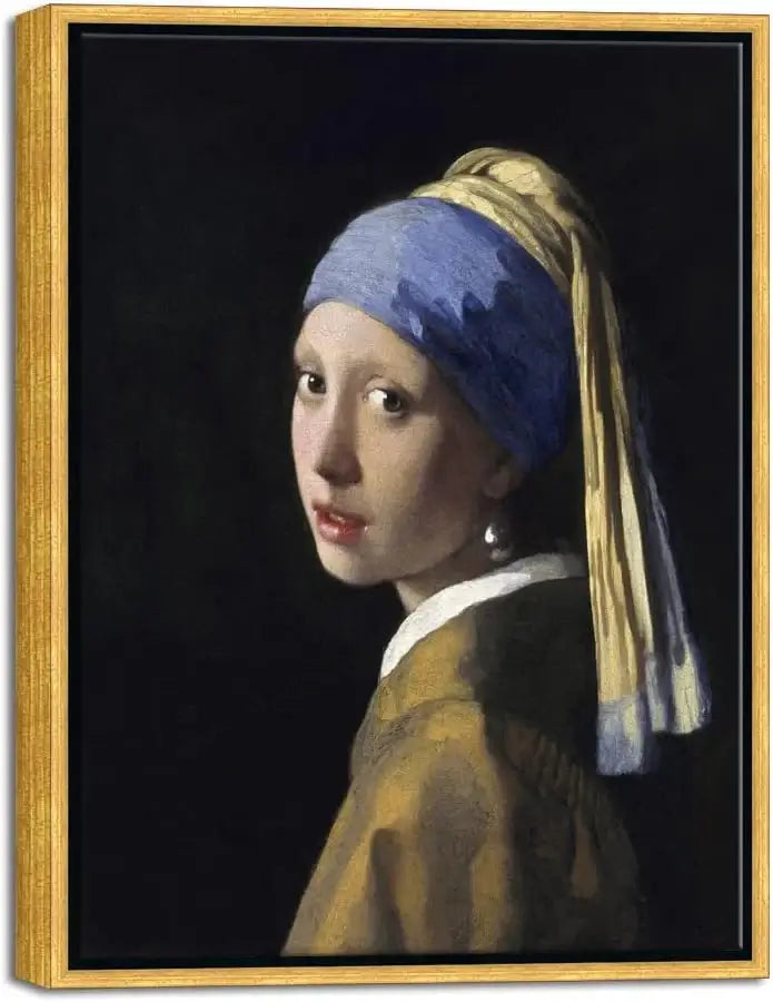 painting pearl earring