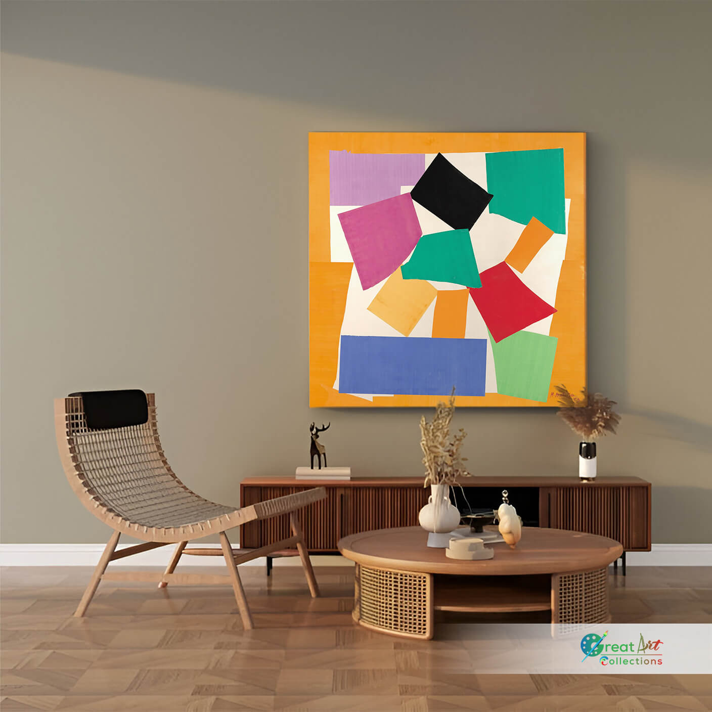 The snail (le Escargot) canvas art photo