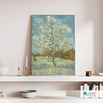 The Pink Peach Tree, Van Gogh canvas