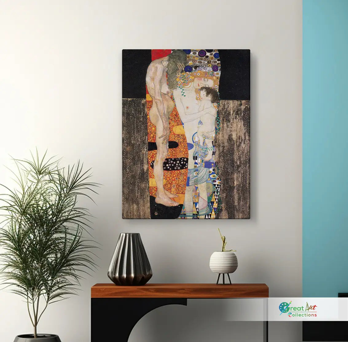 Three Ages of Woman painting by Gustav Klimt
